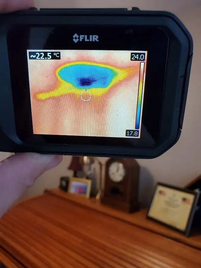 Thermal imaging inspection for water damage in Demarest