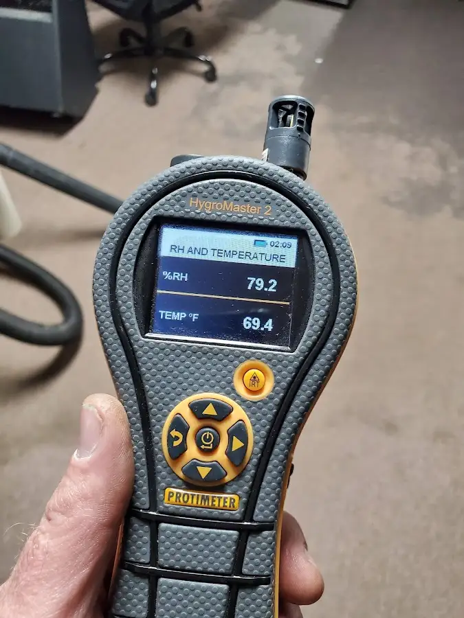 Moisture meter humidity assessment for Mold Remediation & Removal in Demarest